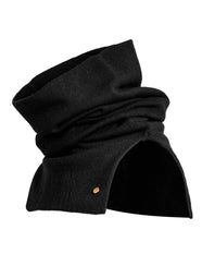 Luxe Knit Black Neckwarmer