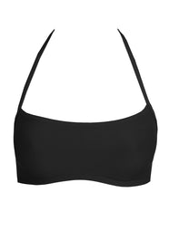 Lita Black Balcony Bikini Top