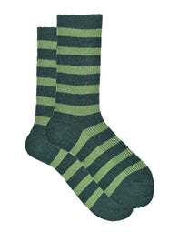 Ribecca Dark Green Cashmere Socks