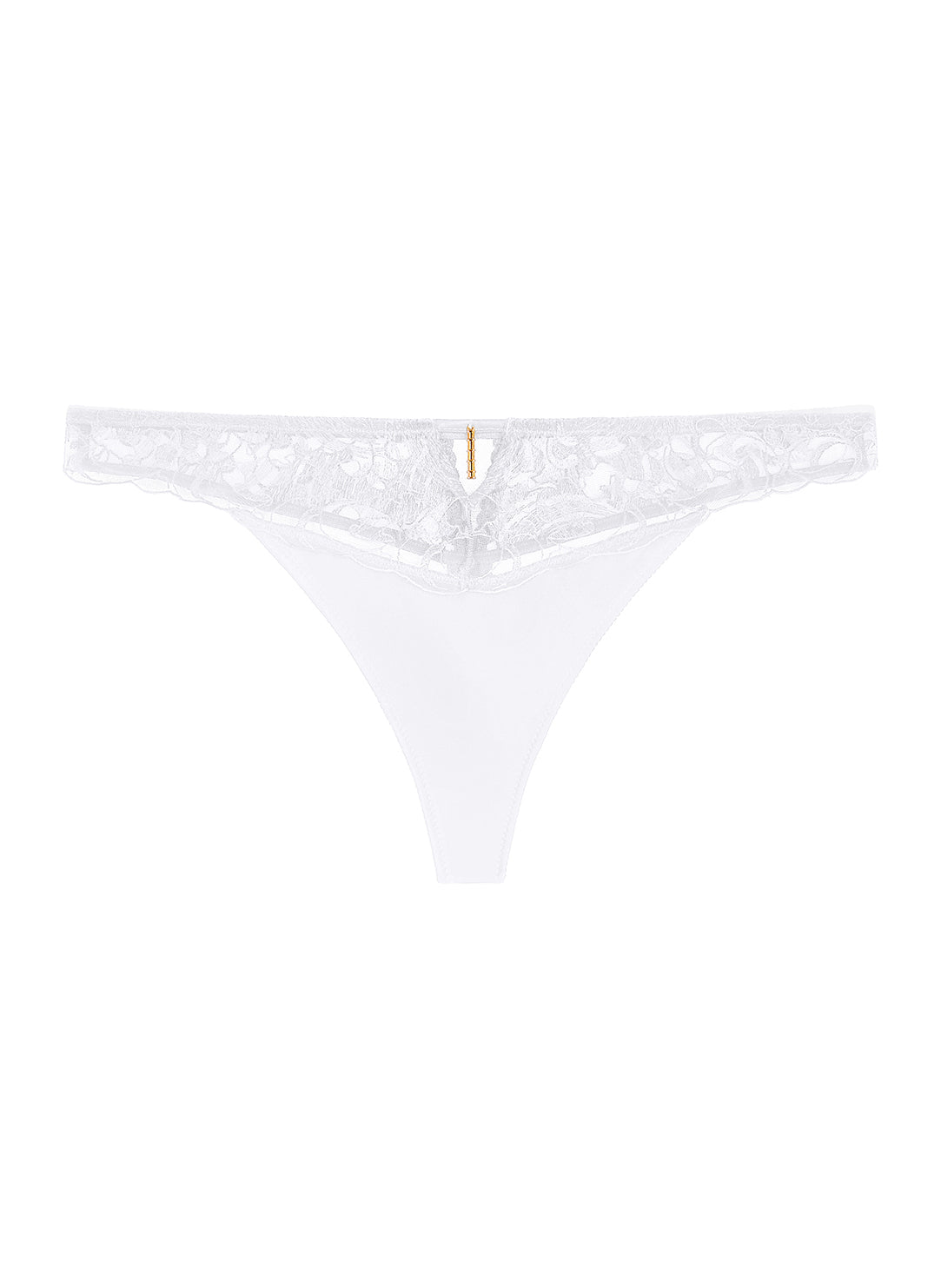 Satin Memories Arctic Blue Thong