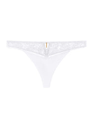 Satin Memories Arctic Blue Thong