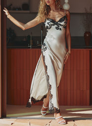 Camelia Nat/Noir Gown