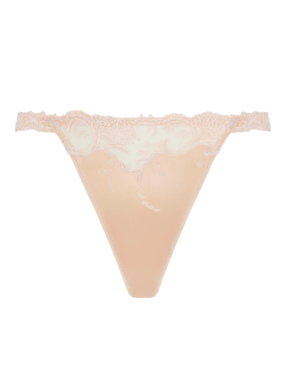 Splendeur Soie Peche String Thong