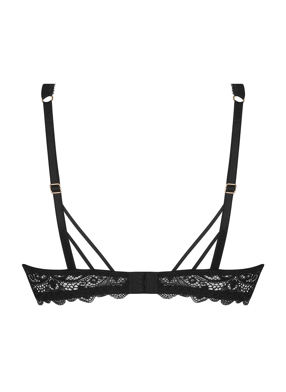 Diva Glamour Black Triangle Bra