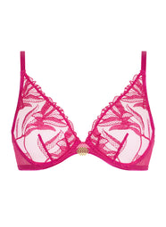 Sweet Euphoria Passion Rose Triangle Plunge Bra