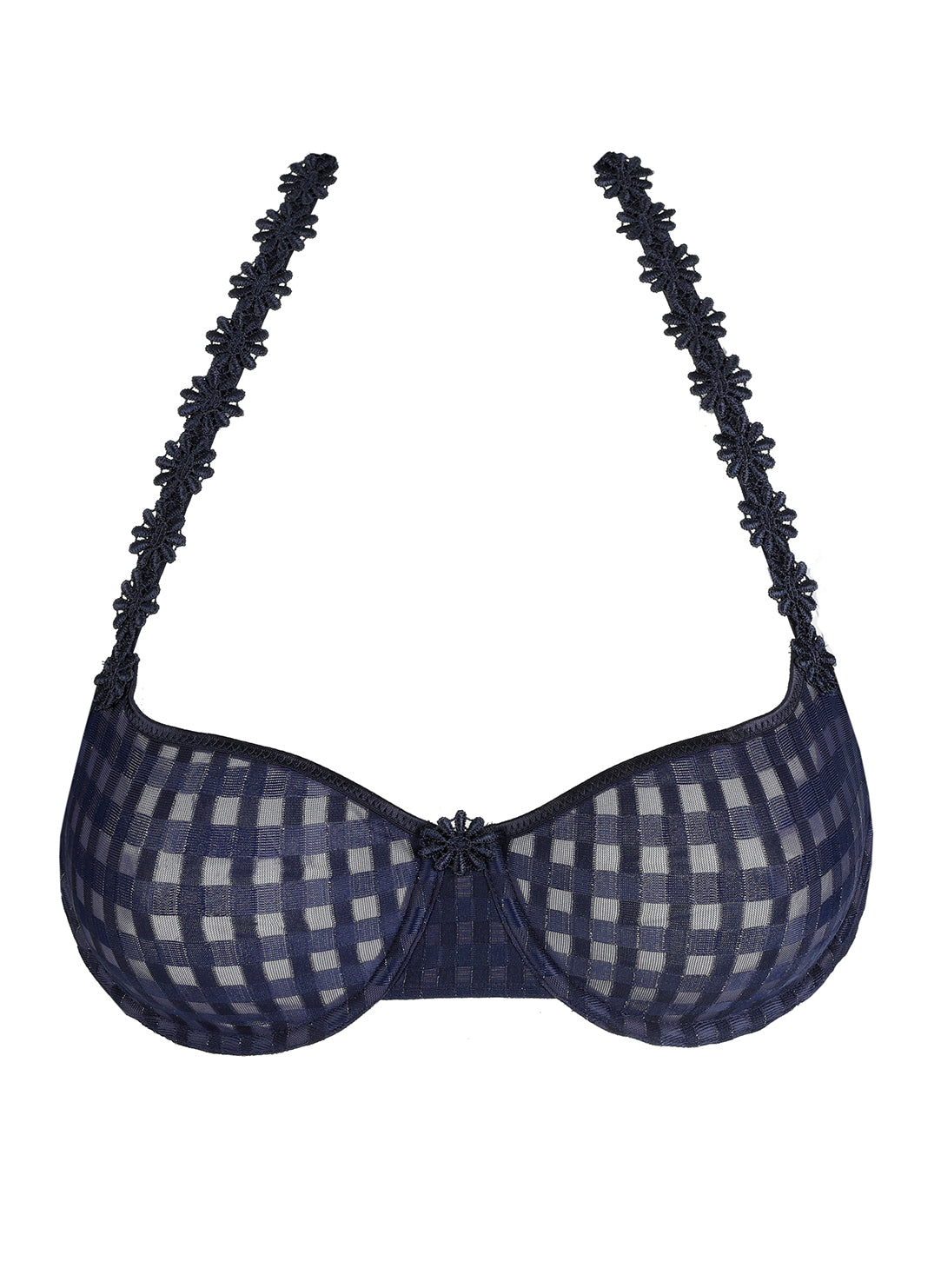 Avero Velvet Blue Non Padded Full Cup Seamless