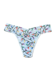 Signature Lace Decked Out Printed Original Rise Thong