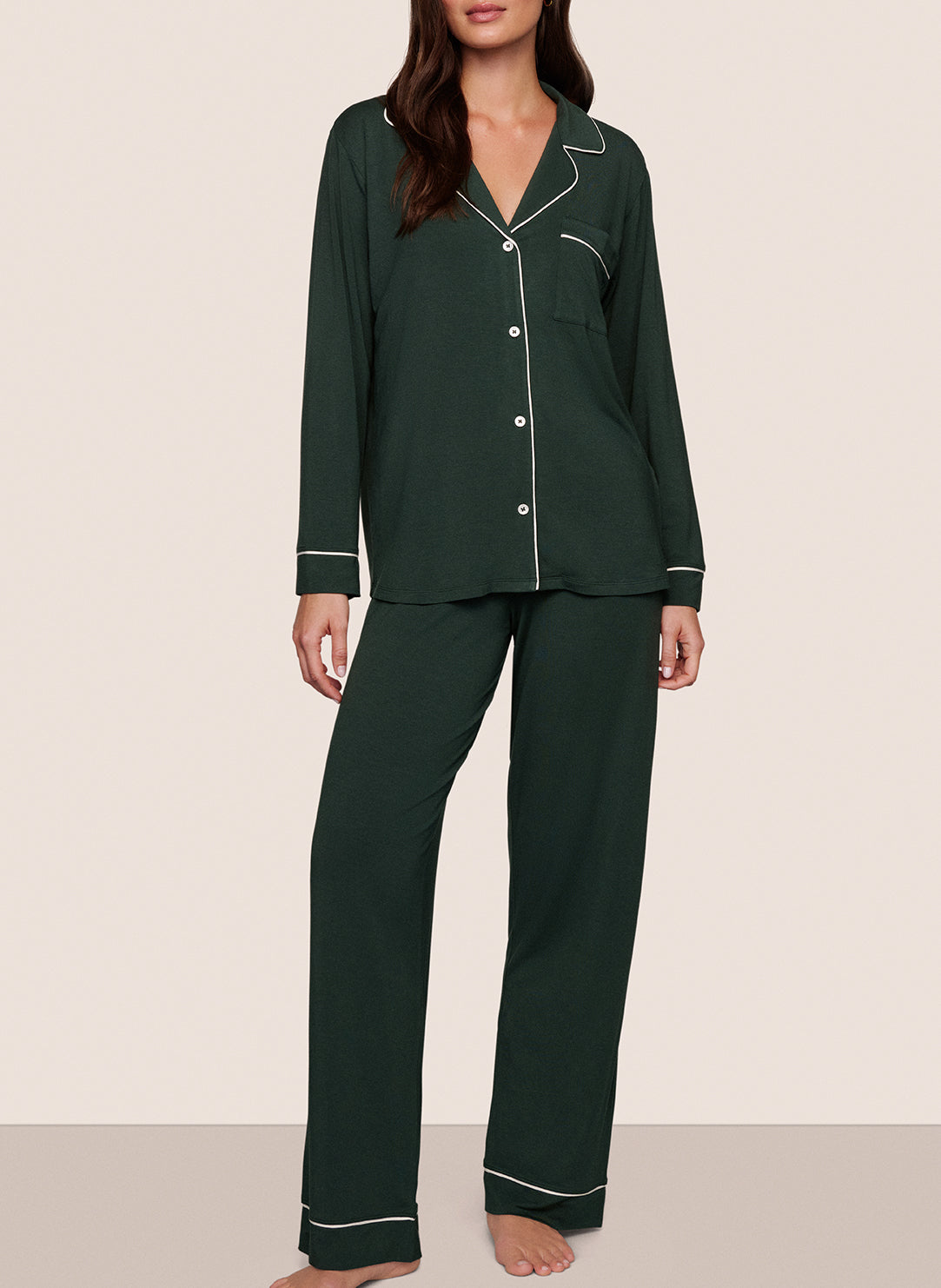 Gisele Pine/Ivory Pajama Set