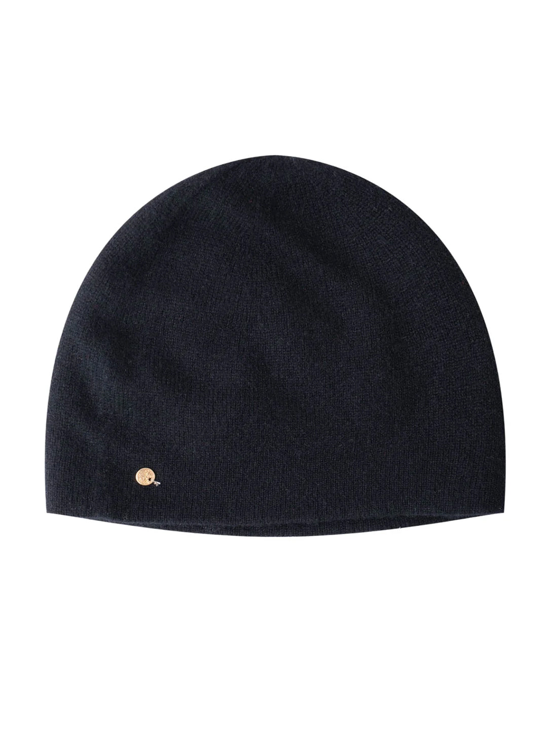 Luxe Knit Black Beanie