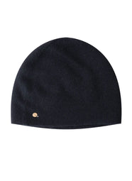 Luxe Knit Black Beanie