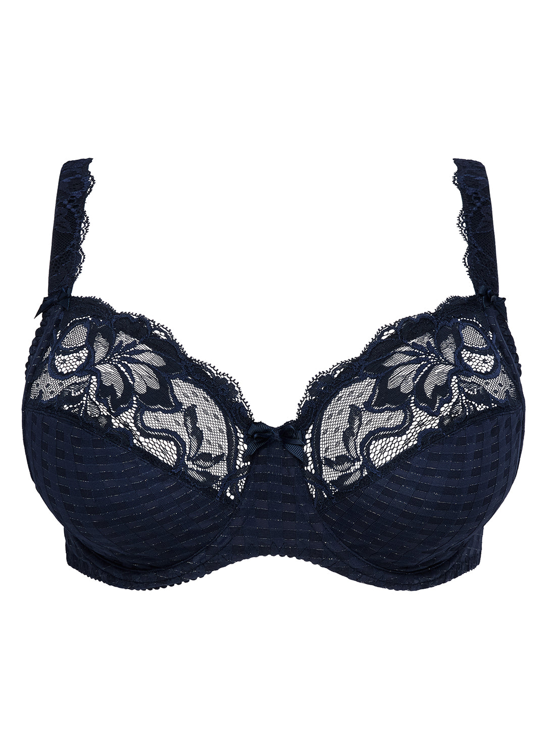 Madison Velvet Blue Full Cup Bra