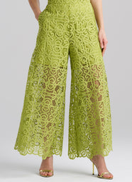 Raffia Lace Pear Palazzo Pants