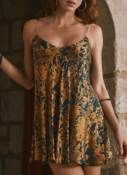 Dahlia Mousseline Dore Print Burnout Chemise