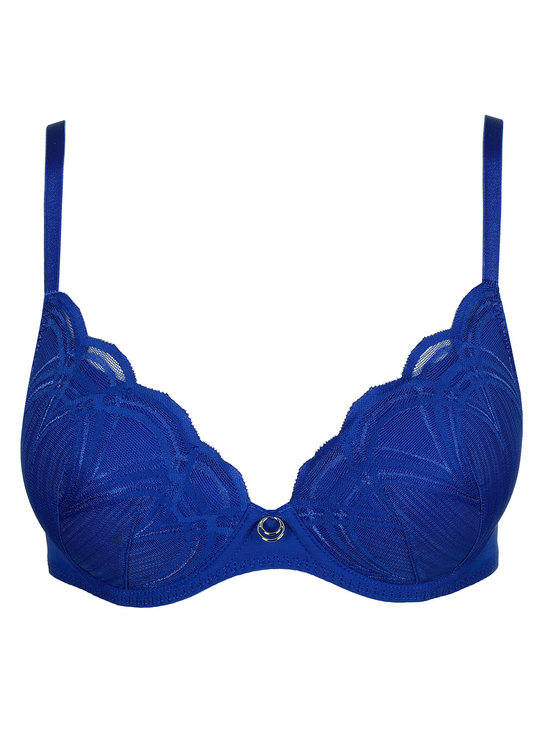 Cathia Stylo Blue Padded Bra Heartshape