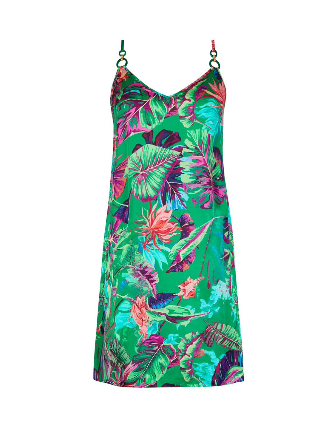 Paradis Sauvage Vert Beach Dress