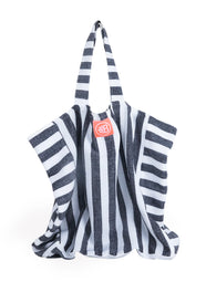 El Ulises Black Stripe Beach Bag