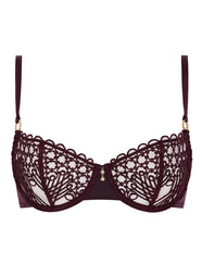 Eloge Du Desir Deep Berry Demi Cup Bra