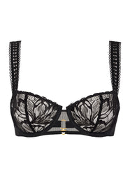 After Hours Black Demi Cup Bra