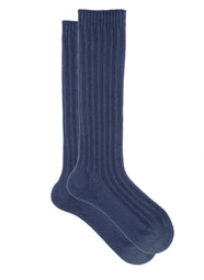 Lombardi Midnight Knee High Socks