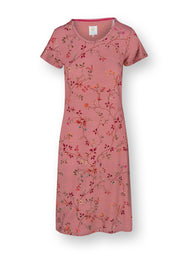 Delhi Dreams Pink Daniela Short Sleeve Night Dress