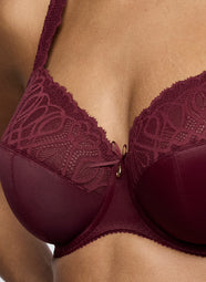 Salerno Evening Red Full Cup Bra