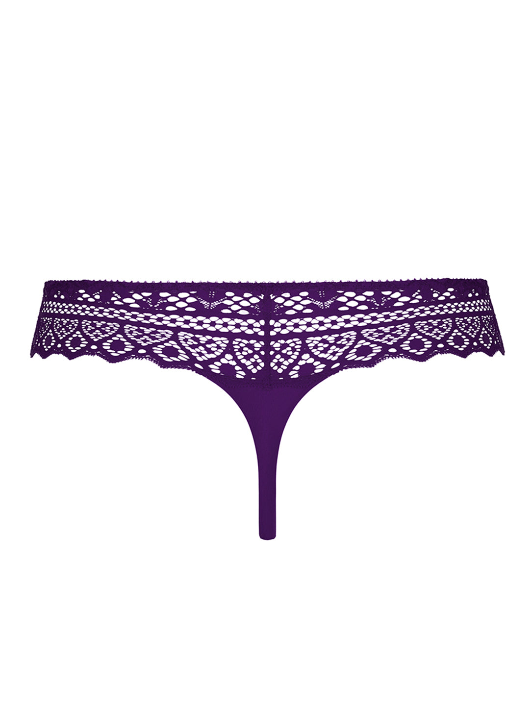 Cassiopee Violet Thong