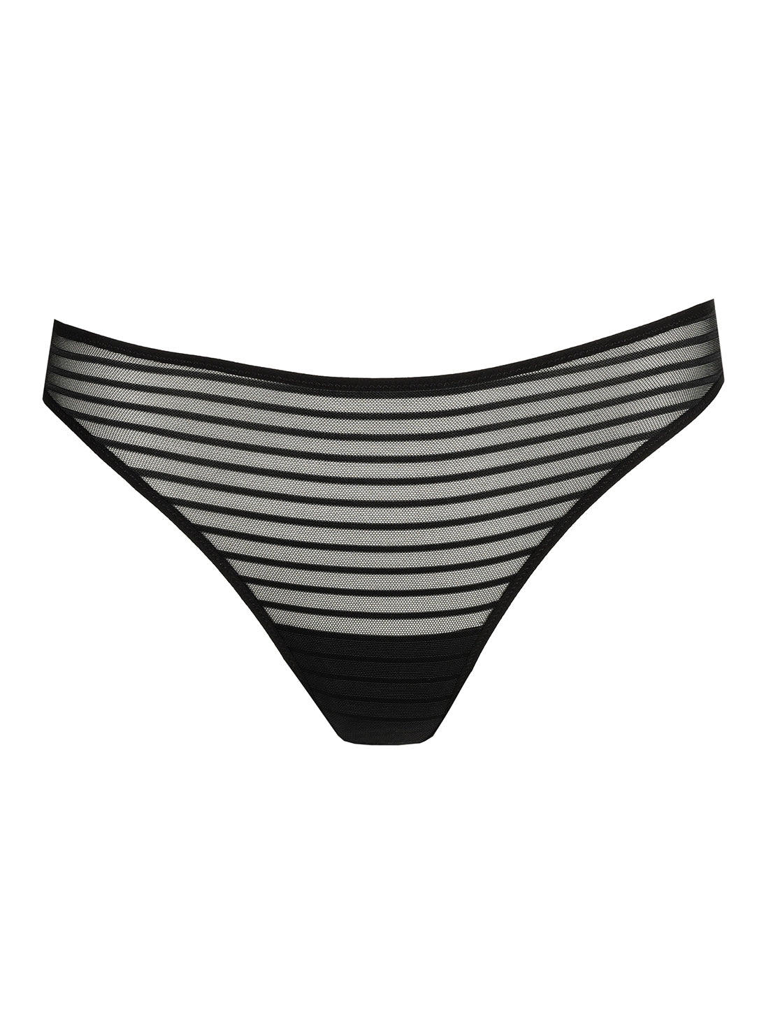 Basyl Black Thong