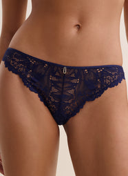 Flowermania Dreamy Blue Thong
