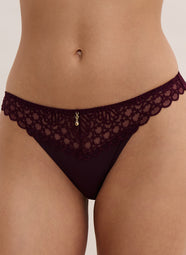 Eloge Du Desir Deep Berry Thong