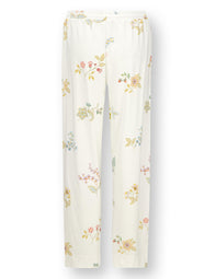 Blossom Chique White Belin Pajama Pant