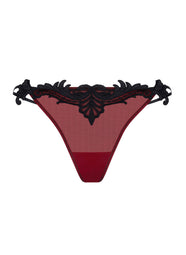 Bellissime Inconnue Ombre Rouge Italian Bikini