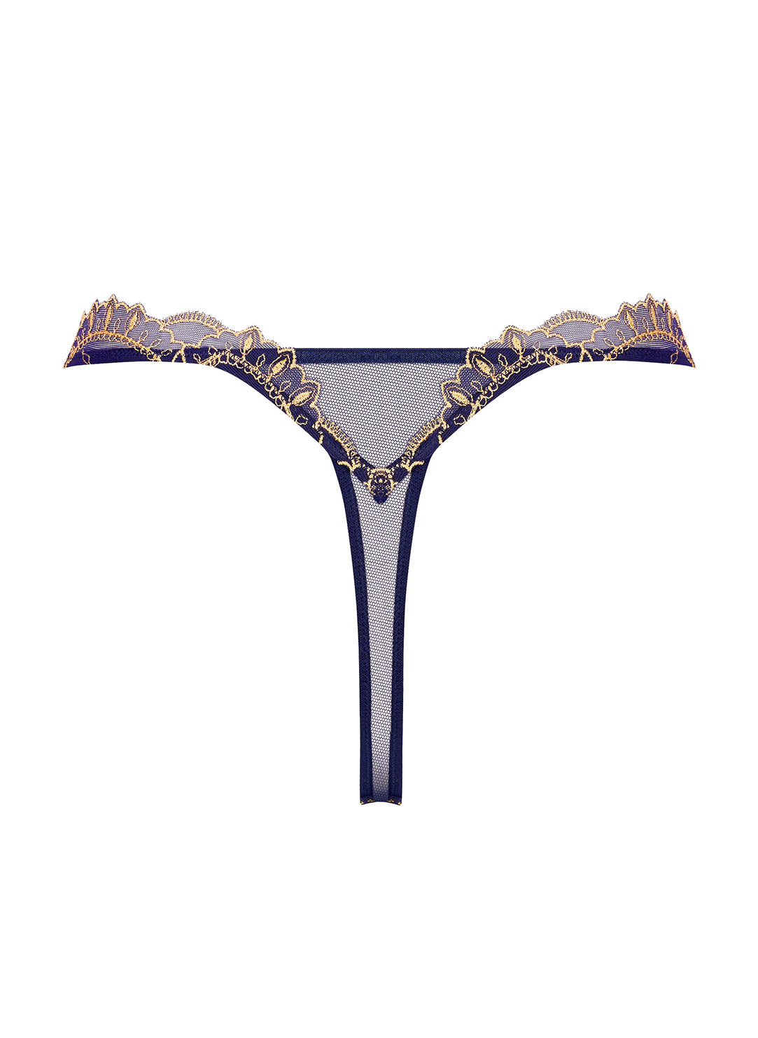 Grand Soir Saphir Marine String Thong