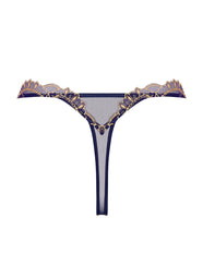 Grand Soir Saphir Marine String Thong