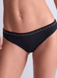 Summer Stars Black Swim Brazilian Brief