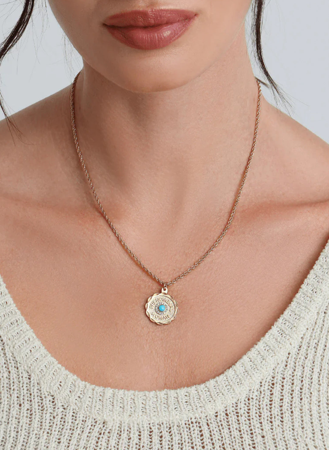 Phenomenal Woman Turquoise Necklace