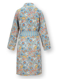 Jameela Blue Nisha Kimono Short Robe