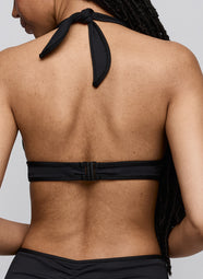 Sha Black Padded Triangle Bikini Top