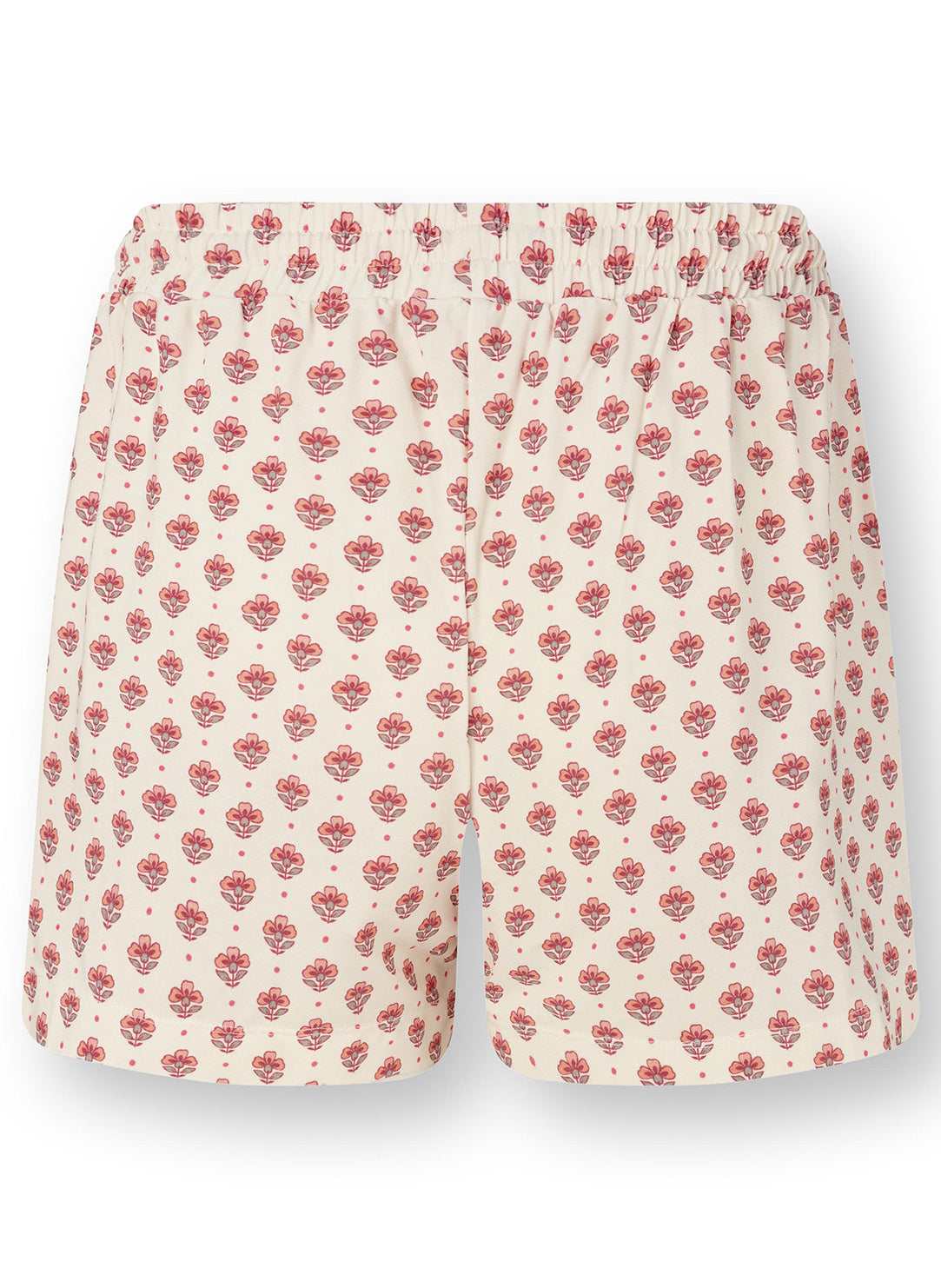 Jaipur Flower White Pink Bob Short