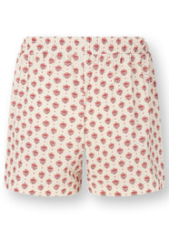 Jaipur Flower White Pink Bob Short