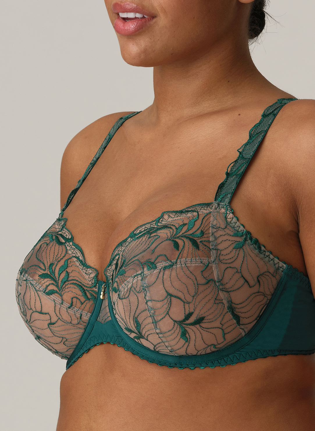 Springdale Jasper Green Full Cup Bra