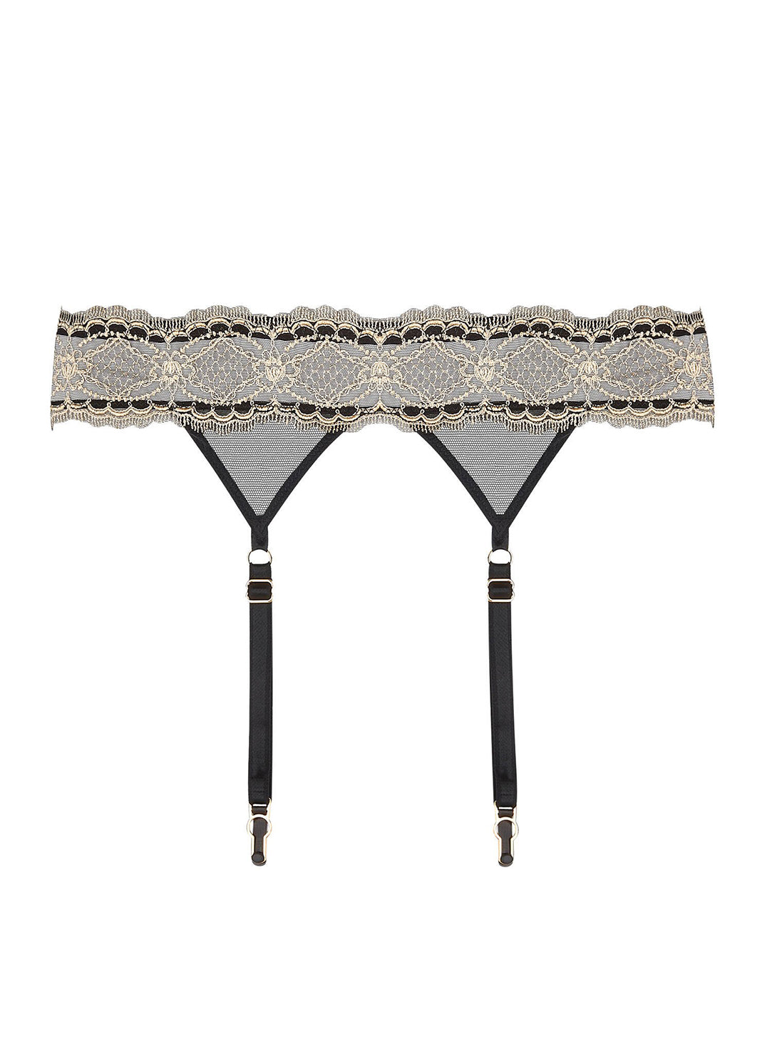 Sublime En Or Noir Eclat Suspender Belt