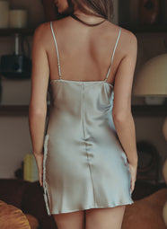 Carmela Broderie Gris/Naturel Chemise