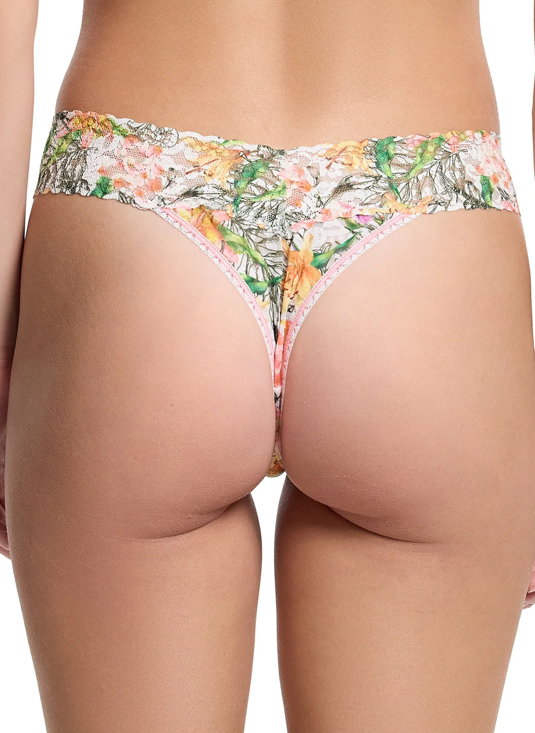 Signature Lace Botany Printed Original Rise Thong
