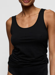 Soft Studio Black Top Without Cups