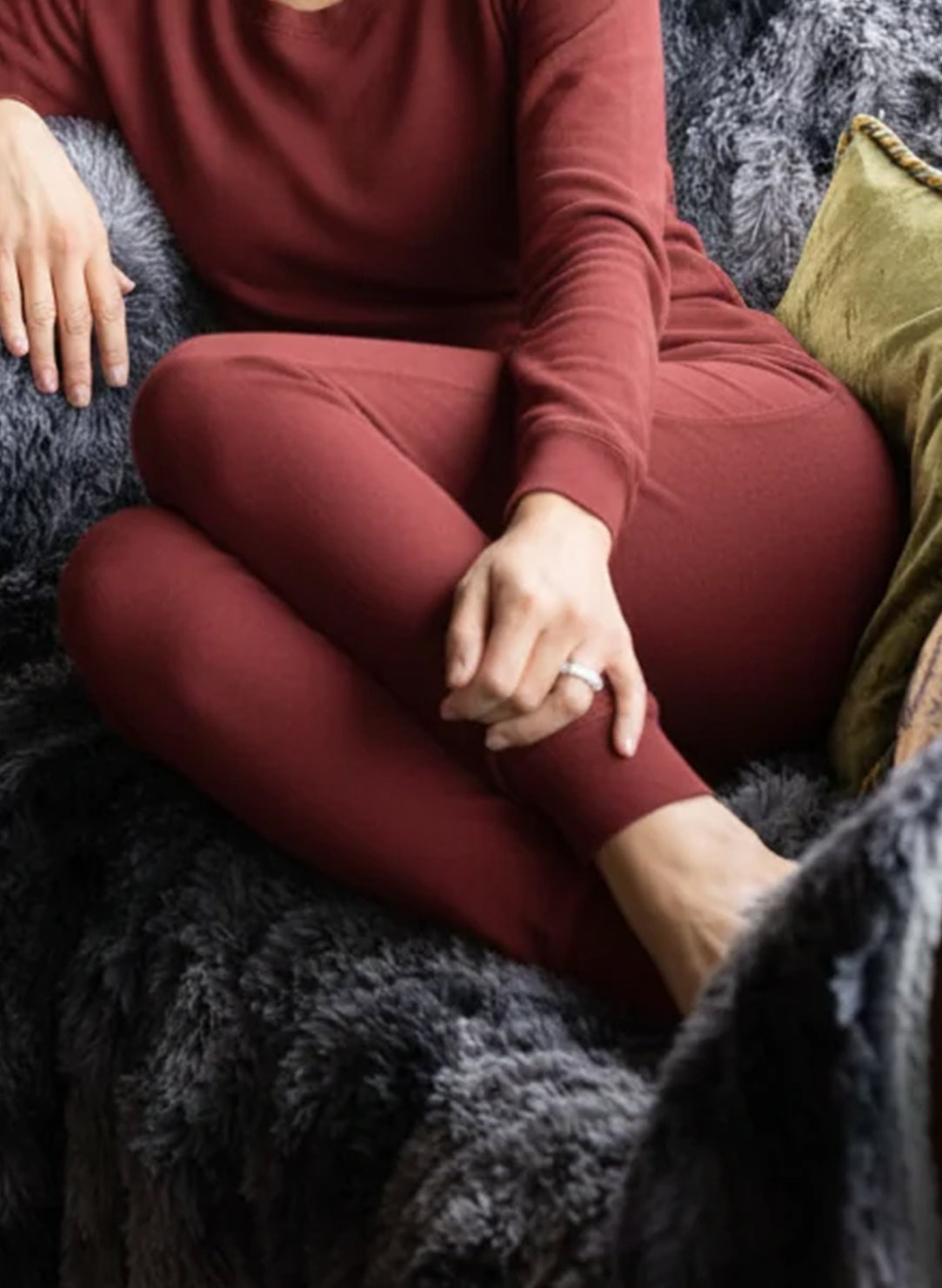 Cozy Winery Banded Joggers