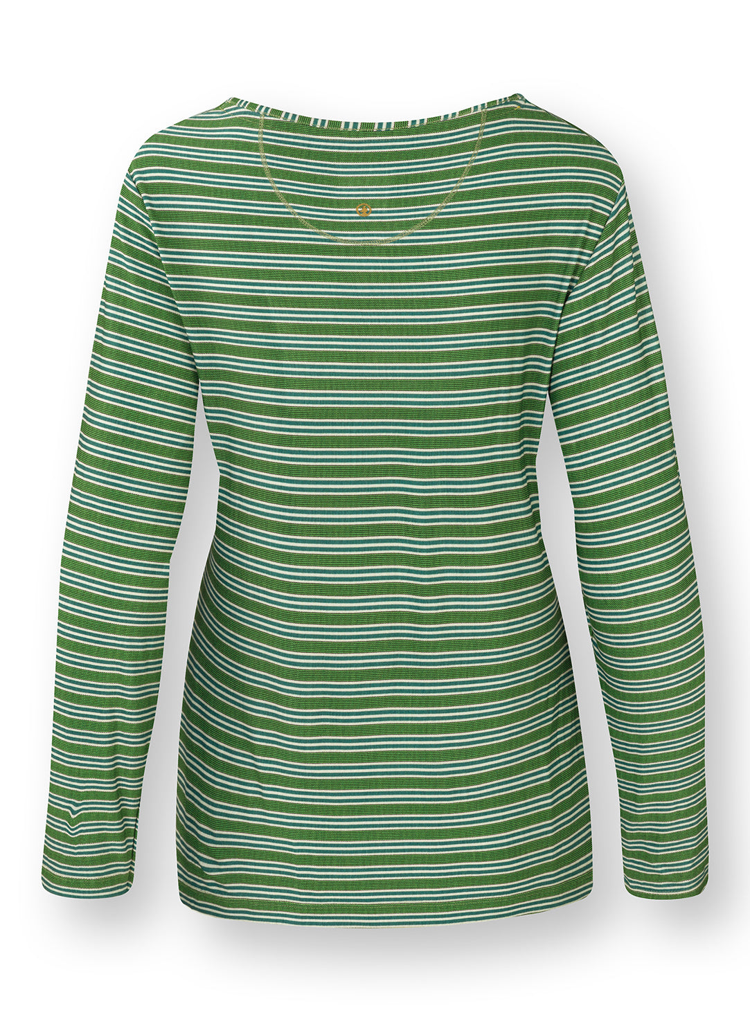 Kente Stripe Green Trice Long Sleeve Top