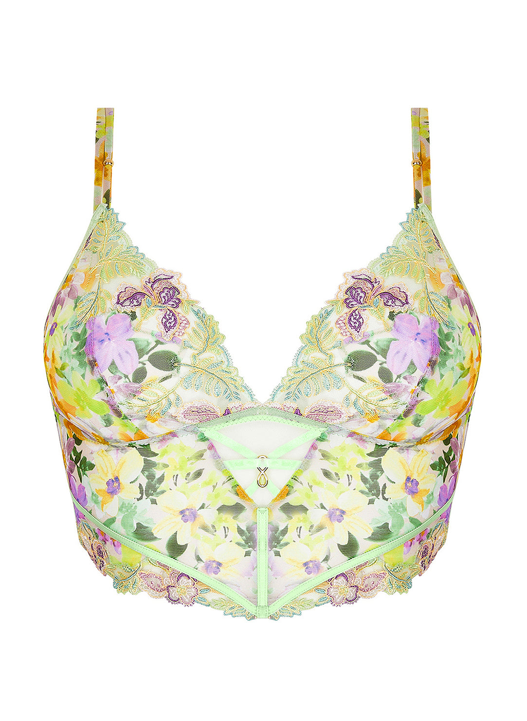 L'Amour Au Soleil Fleurs Bustier Bra