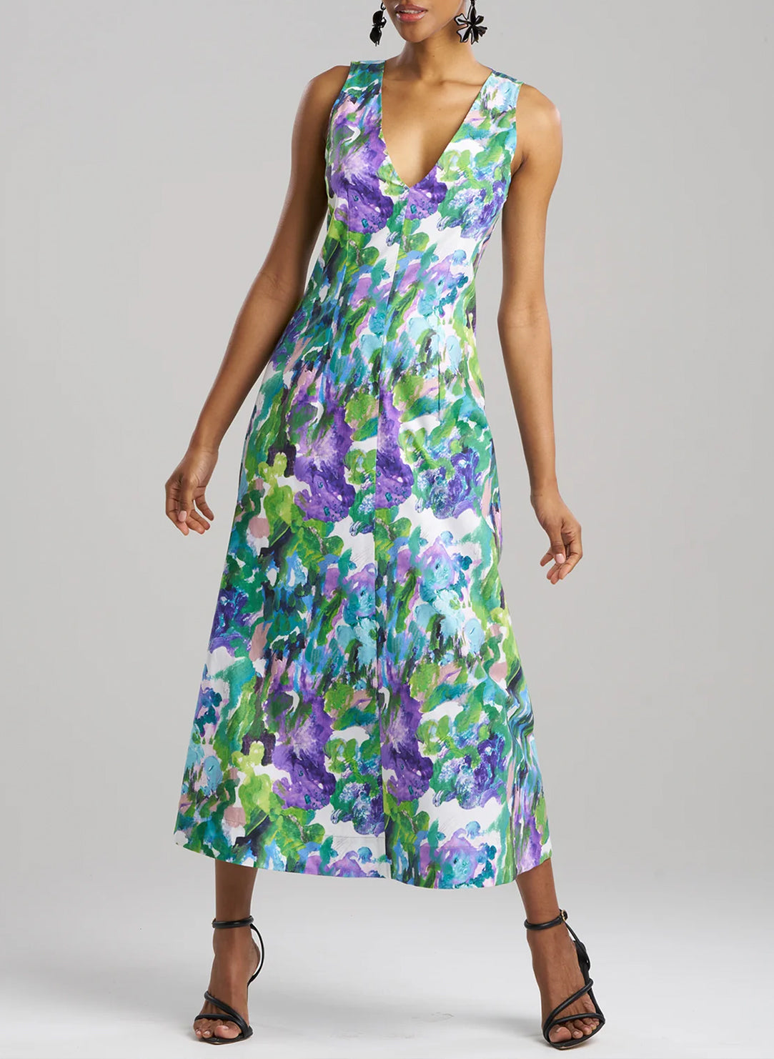 Ayame Multi V-Neck Maxi Dress