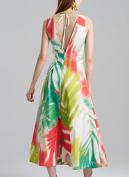 Usami Multi V-Neck Maxi Dress
