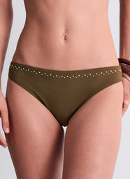 Summer Stars Khaki Swim Brazilian Brief